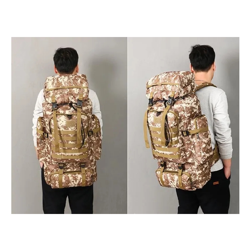 Foto 4 pulgar | Mochila Tactica Para Acampar, Senderismo, 80 L, Impermeable - Venta Internacional.