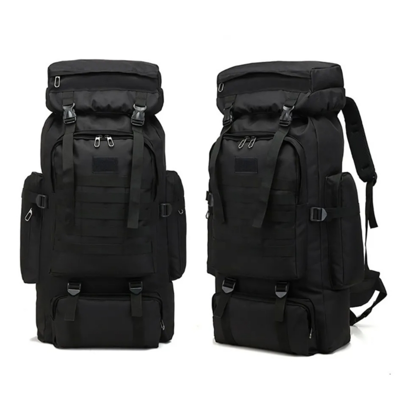 Foto 7 pulgar | Mochila Tactica Camping Trekking Senderismo 80l Negra - Venta Internacional.