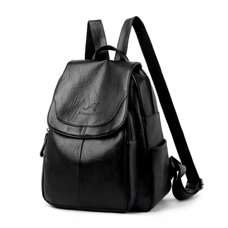 Foto 3 pulgar | Mochila De Piel Sintética De Tamaño Mediano, Hermosa Y Funcional - Venta Internacional.