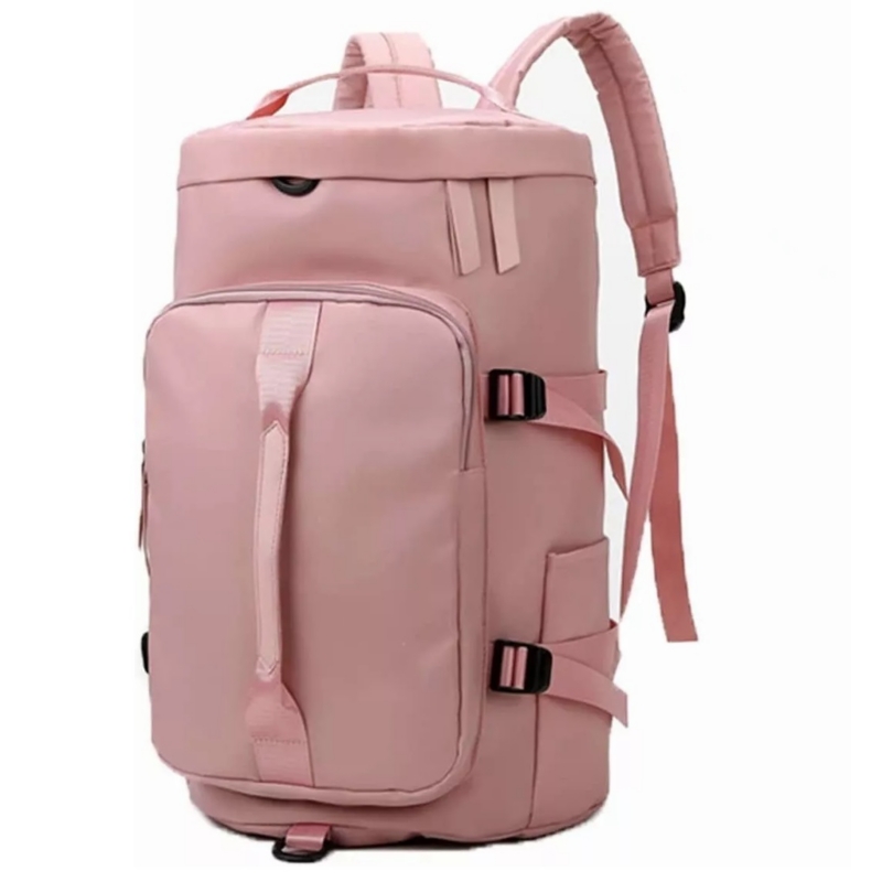 Foto 2 pulgar | Mochila Impermeable De Viaje Deportiva De Tela Oxford Rosa - Venta Internacional.