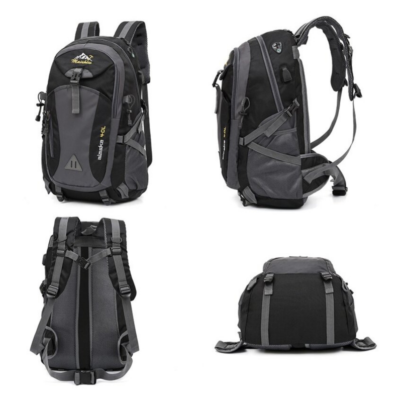 Foto 3 pulgar | Mochila Suutoop 002 Impermeable 40l Con Puerto Usb - Negra - Venta Internacional.