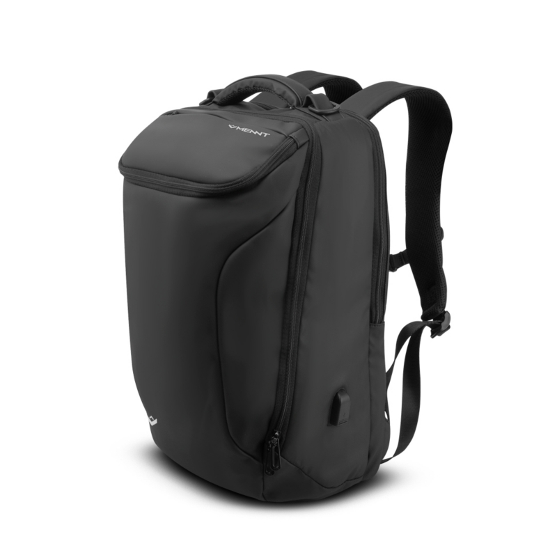 Foto 4 pulgar | Mochila Para Hombre, Impermeable, Ancha, Para Portátil De 17,3 Pulgadas Con Puerto Usb, Color Negro - Venta Internaci