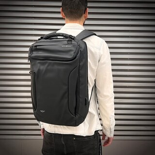 Foto 5 | Mochila Para Hombre, Impermeable, Ancha, Para Portátil De 17,3 Pulgadas Con Puerto Usb, Color Negro - Venta Internaci