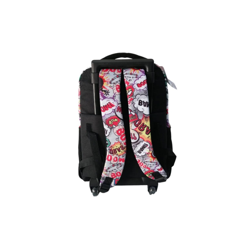 Foto 4 pulgar | Mochila Escolar Con Ruedas Longer Ekizde Comic Case - Venta Internacional.