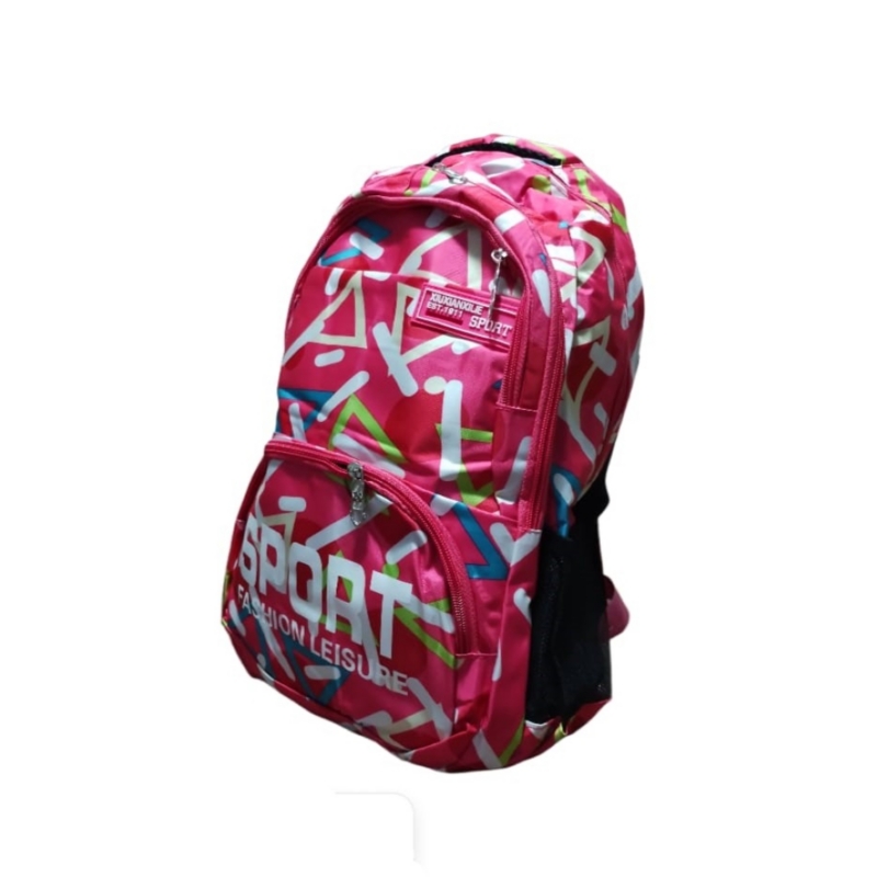 Foto 2 pulgar | Mochila Sport Con 5 Compartimentos Para Deportes Rosa - Venta Internacional.