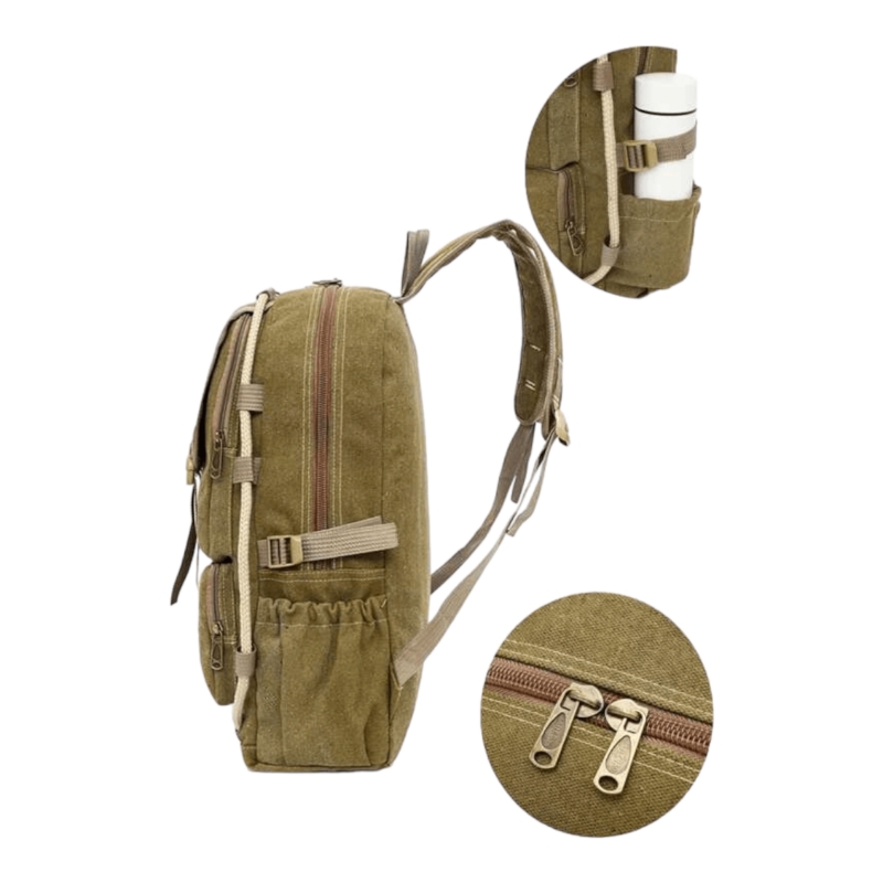 Foto 3 | Mochila Casual Y Urbana De Gran Capacidad 20l Vintage M77 - Venta Internacional.