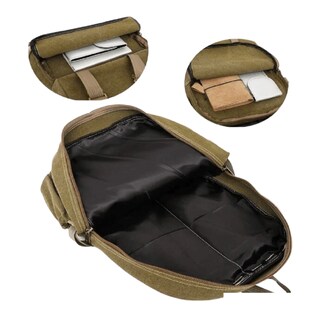 Foto 4 | Mochila Casual Y Urbana De Gran Capacidad 20l Vintage M77 - Venta Internacional.