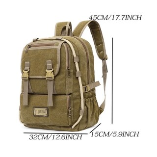 Foto 5 | Mochila Casual Y Urbana De Gran Capacidad 20l Vintage M77 - Venta Internacional.