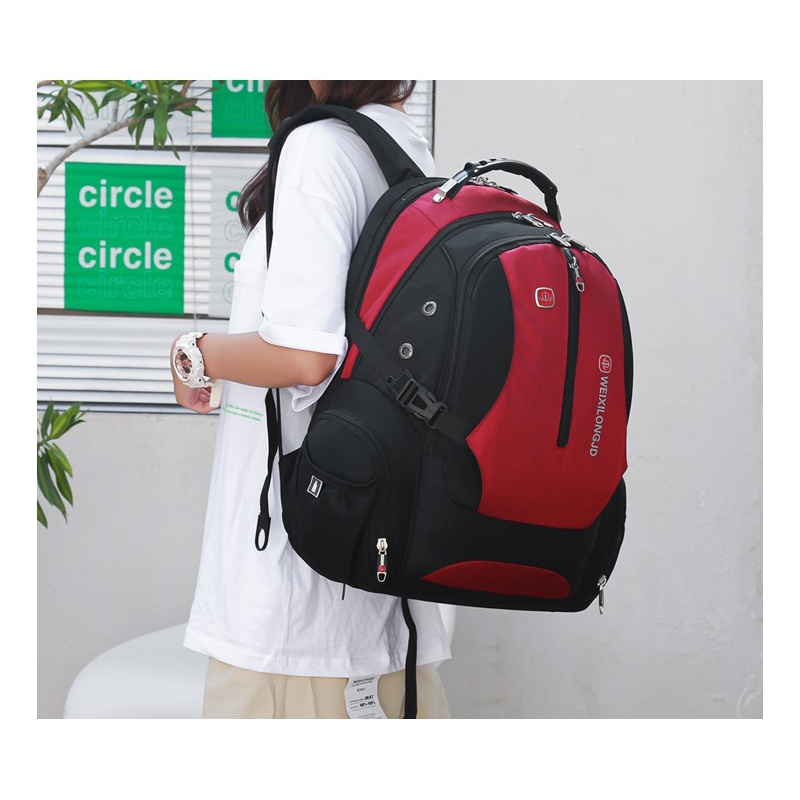 Foto 6 pulgar | Mochila Multifuncional Impermeable Para Portátil 20-39l Con Puerto Usb - Venta Internacional.