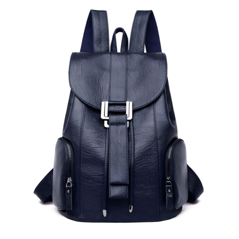 Mochila De Cuero Pu De Gran Tamaño Con Hermoso Diseño - Venta Internacional.