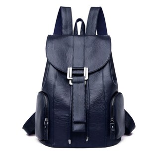 Foto 1 | Mochila De Cuero Pu De Gran Tamaño Con Hermoso Diseño - Venta Internacional.