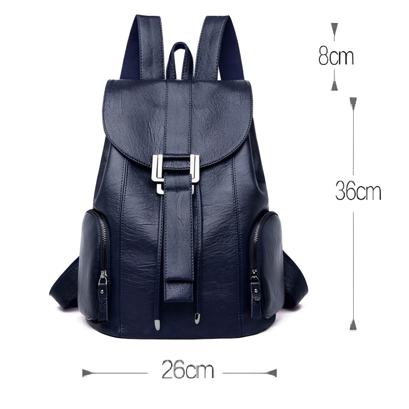 Foto 3 pulgar | Mochila De Cuero Pu De Gran Tamaño Con Hermoso Diseño - Venta Internacional.
