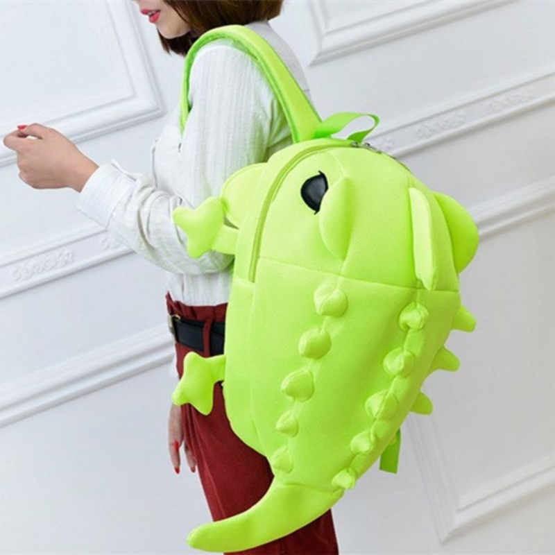 Foto 3 pulgar | Mochila De Nailon Con Dibujos Animados En 3d De Dinosaurios Para Niños Pequeños - Venta Internacional.