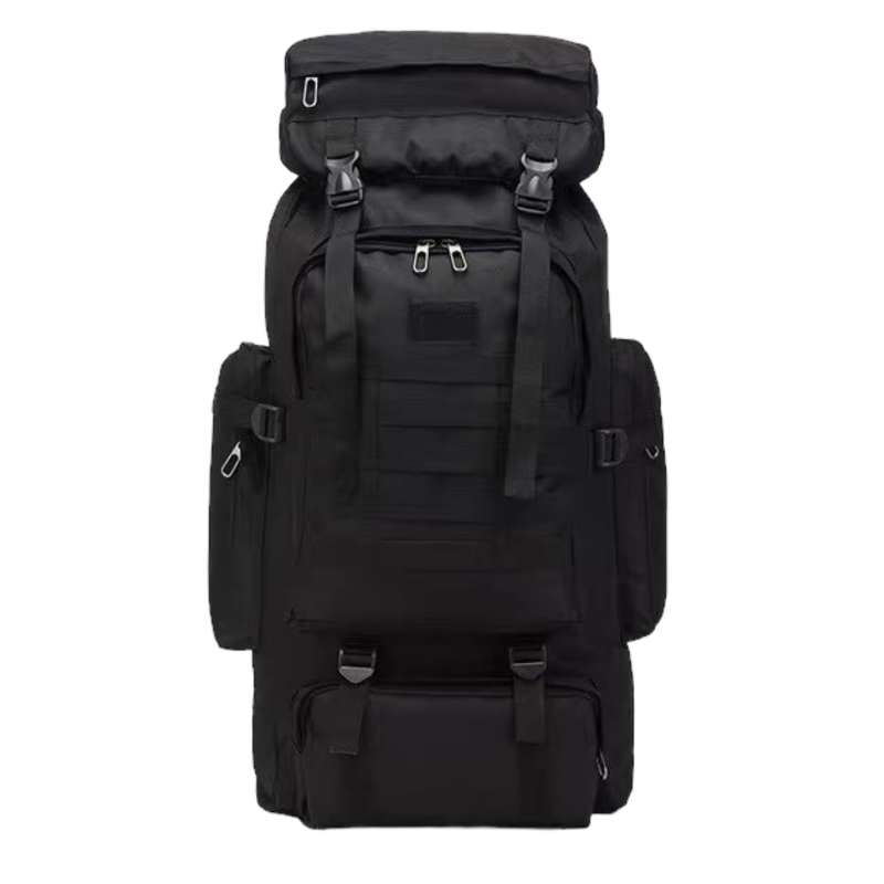 Foto 2 pulgar | Mochila Impermeable Para Acampar, Senderismo, 80 L, Color Negro, Estilo Militar - Venta Internacional.