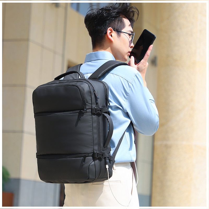 Foto 4 pulgar | Mochila Multifuncional Impermeable De Viaje De 37 Litros Con Puerto Usb - Venta Internacional.