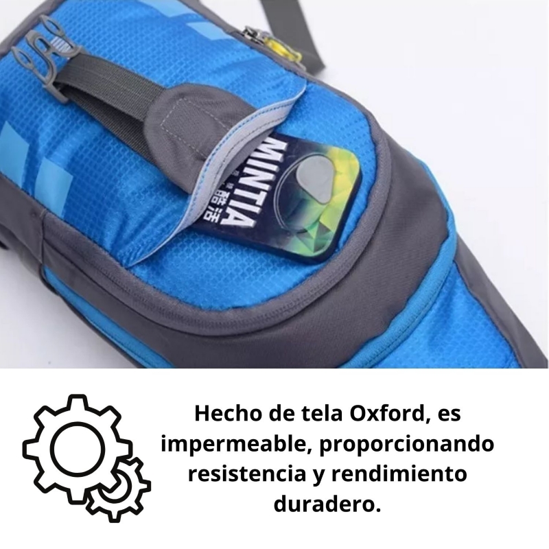Foto 7 pulgar | Mochila Banano Cross Bandolier Impermeable Azul - Venta Internacional.