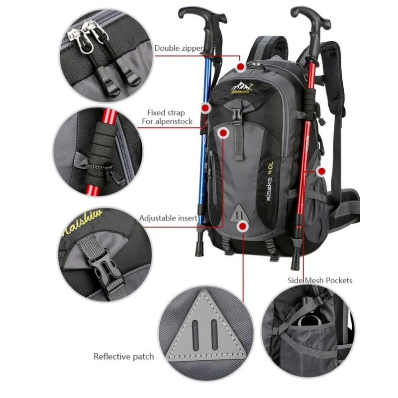 Foto 6 pulgar | Mochila Multifuncional Impermeable Al Aire Libre Para Portátil - Venta Internacional.