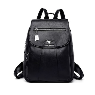 Foto 1 | Mochila De Piel Sintética De Hermoso Diseño, Tamaño Mediano - Venta Internacional.
