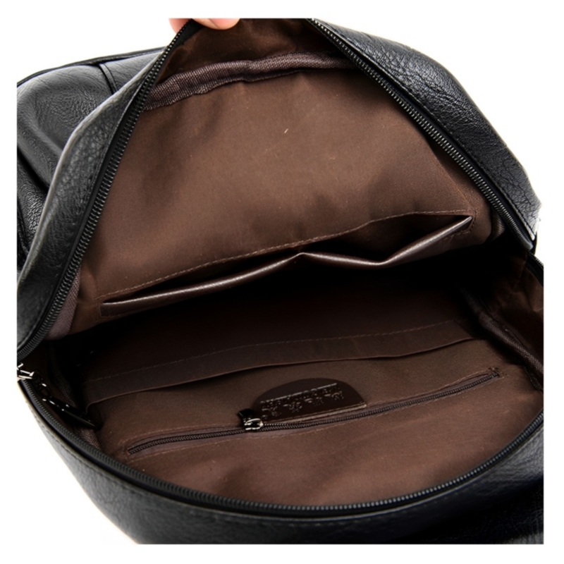 Foto 7 pulgar | Mochila De Piel Sintética De Hermoso Diseño, Tamaño Mediano - Venta Internacional.