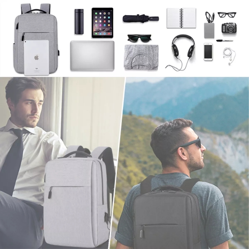 Foto 3 pulgar | Mochila Para Portátil Ejecutivo Impermeable Con Puerto Usb - Venta Internacional.