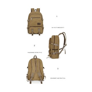 Foto 4 | Mochila Urban Canvas 20l Impermeable Para Viajes Y Senderismo M64 - Venta Internacional.