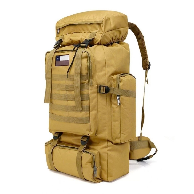 Foto 2 pulgar | Mochila De Viaje De Poliéster 600d Impermeable 70l Para Acampar - Venta Internacional.
