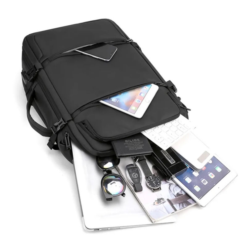 Foto 5 pulgar | Mochila Multifuncional Impermeable De Viaje De 37 Litros Con Puerto Usb - Venta Internacional.