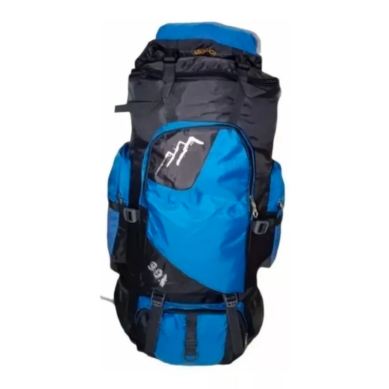 Foto 2 pulgar | Mochila De Viaje Para Acampar, Impermeable, 90 L, Con Funda Para Lluvia, Azul - Venta Internacional.
