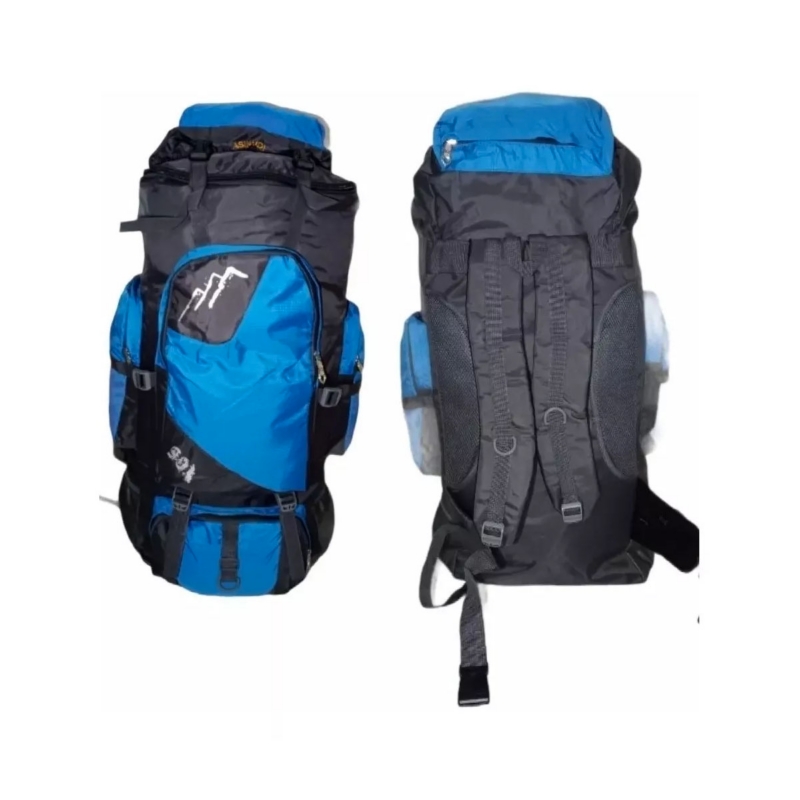 Foto 5 pulgar | Mochila De Viaje Para Acampar, Impermeable, 90 L, Con Funda Para Lluvia, Azul - Venta Internacional.