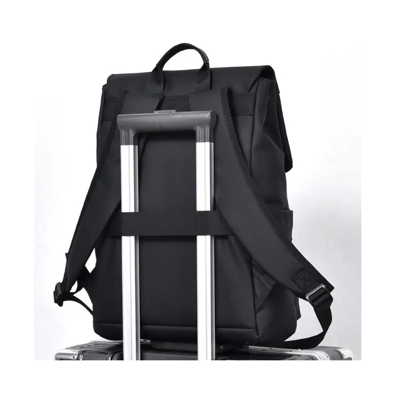 Foto 5 pulgar | Mochila Negra Impermeable Con Carga Usb - Venta Internacional