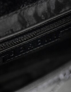 Foto 6 | Bandolera Crossbody Damier Boroni Negro Con Correa Ajustable.