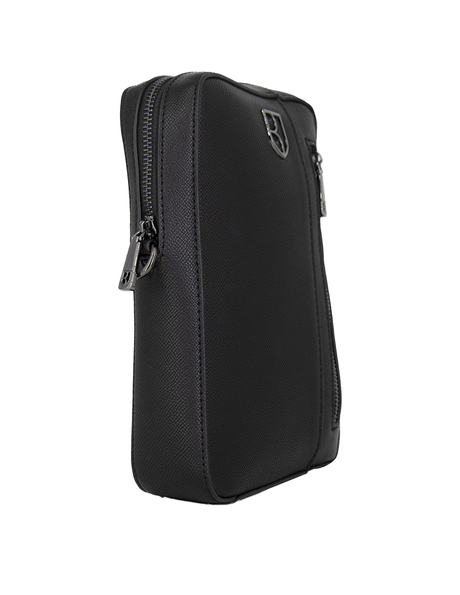 Foto 4 pulgar | Bandolera Crossbody Boroni Negro Con Correa Ajustable.