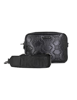 Foto 1 | Bandolera Crossbody Boroni Negro Con Correa Ajustable.