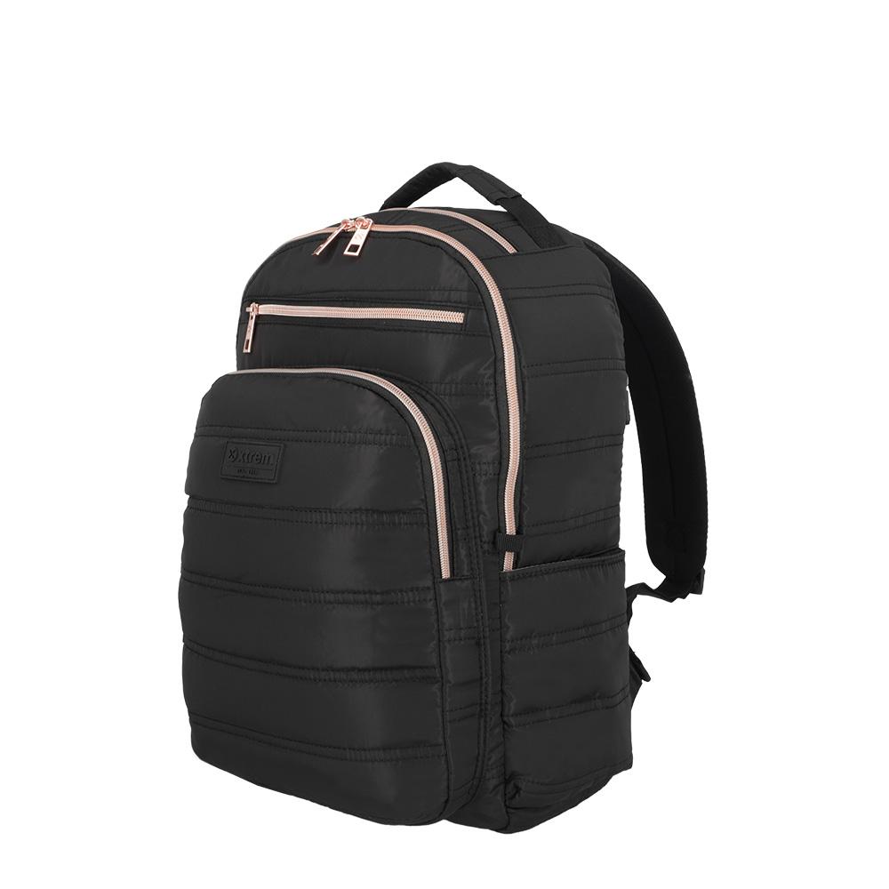 Foto 3 pulgar | Mochila Xtrem Vermont 4xt Black/rose Gold Negro