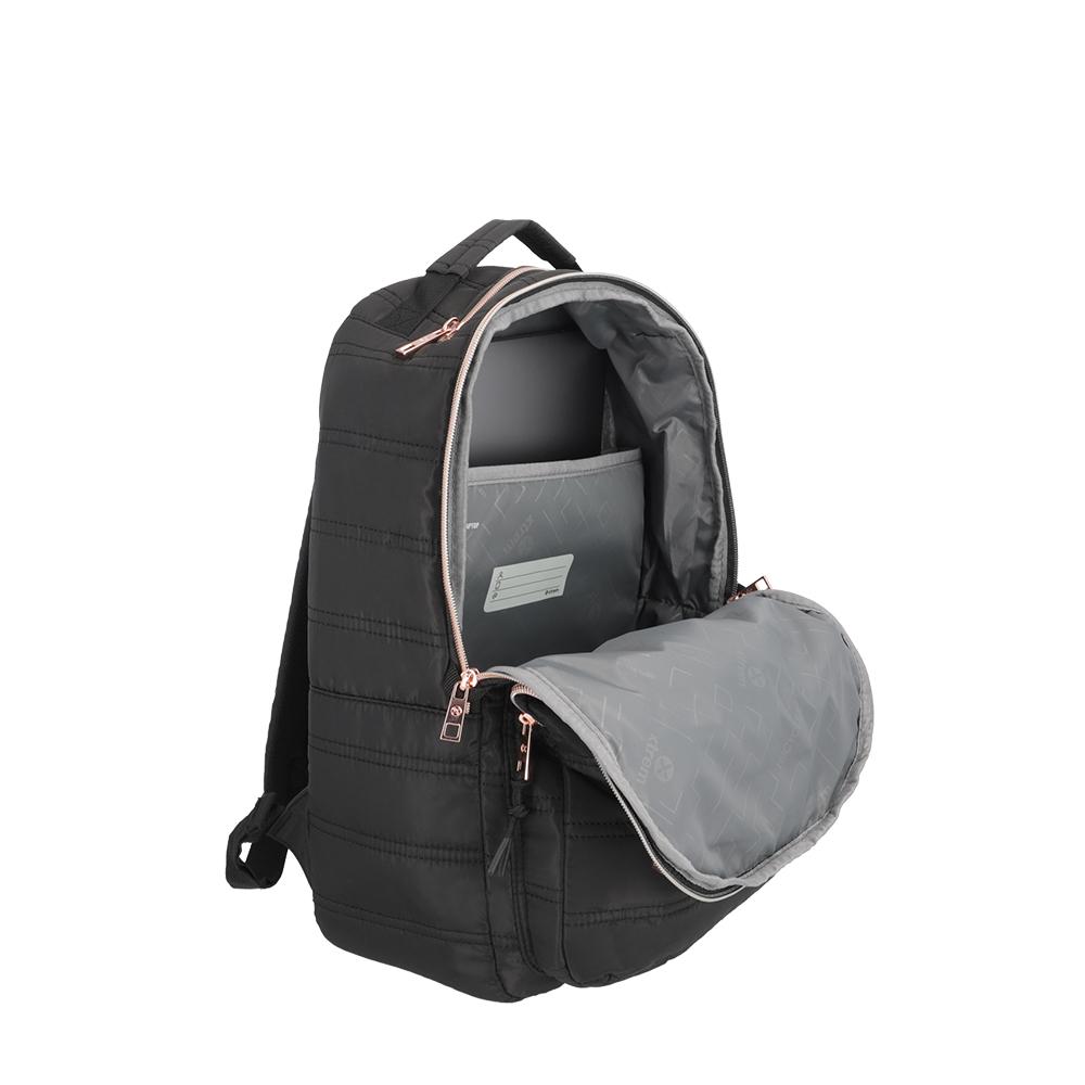 Foto 5 pulgar | Mochila Xtrem Vermont 4xt Black/rose Gold Negro