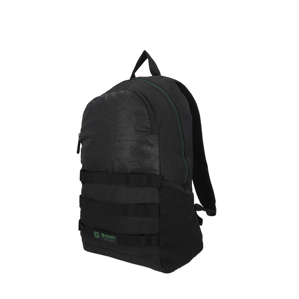 Foto 3 pulgar | Mochila Xtrem Clinton 4xt Black/Green Verde