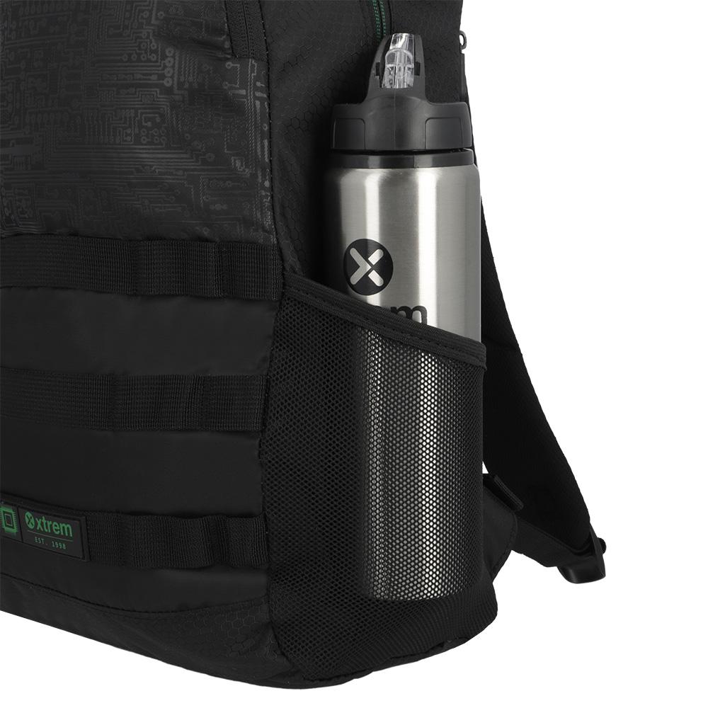 Foto 7 pulgar | Mochila Xtrem Clinton 4xt Black/Green Verde