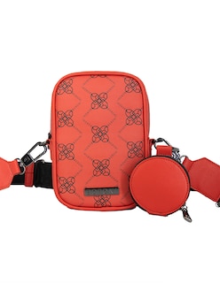 Foto 1 | Bandolera Crossbody Damier Boroni Rojo Con Correa Ajustable.
