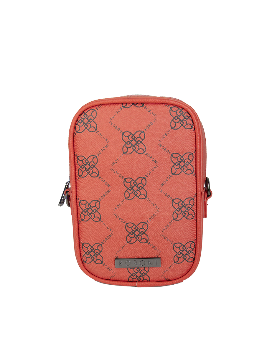 Foto 5 pulgar | Bandolera Crossbody Damier Boroni Rojo Con Correa Ajustable.