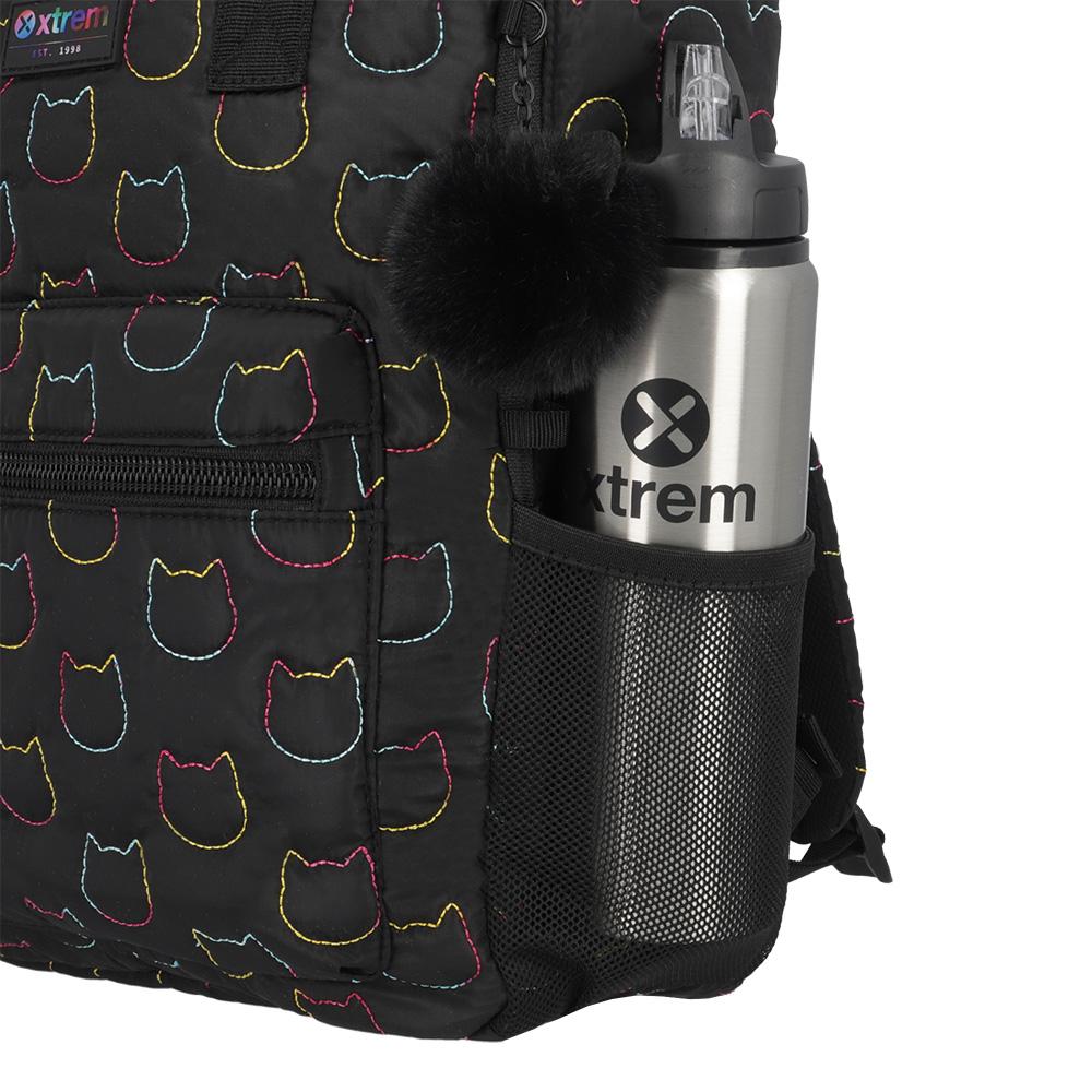 Foto 7 pulgar | Mochila Xtrem Leia 4XT Black Cat Negra