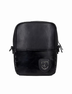 Foto 4 | Bandolera Crossbody Boroni Negro/charol Con Correa Ajustable.