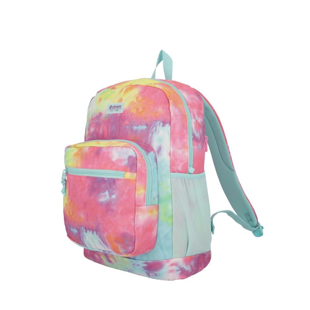 Foto 3 pulgar | Mochila Xtrem Vito 4xt Rainbow Tie Dye Rosa