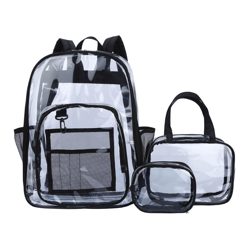 Mochila Impermeable de PVC Transparente para Portátil de 15.6 Pulgadas - Venta Internacional