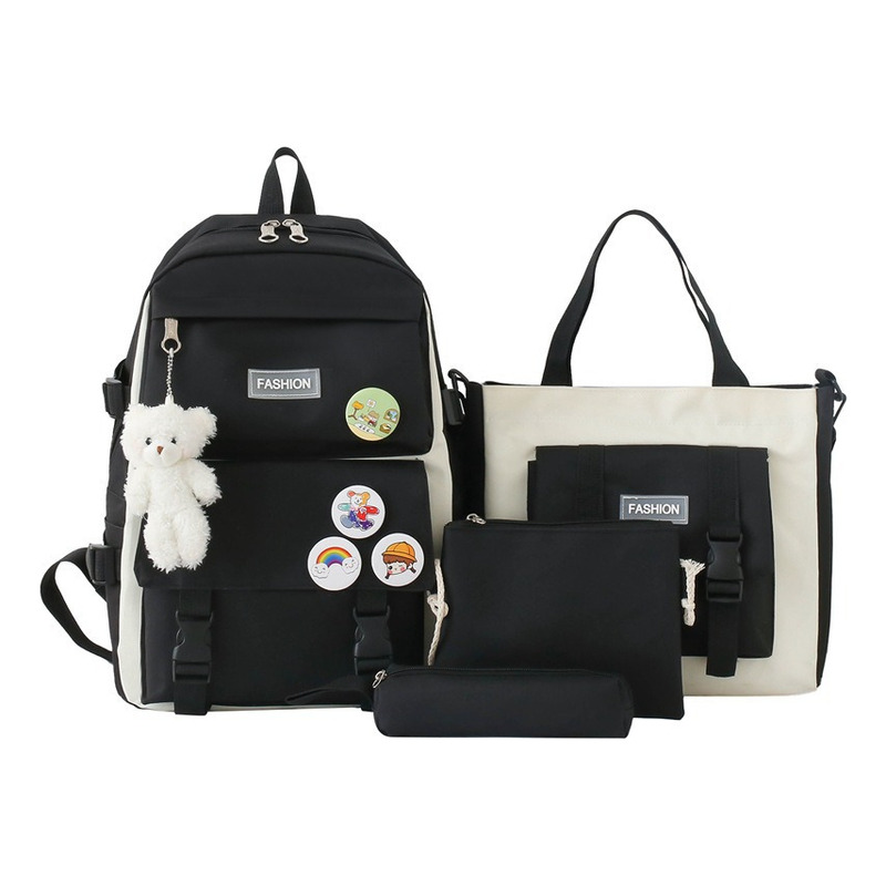 Foto 1 | Mochila Fashion campus High School de Alta Capacidad 4 Unidades - Venta Internacional