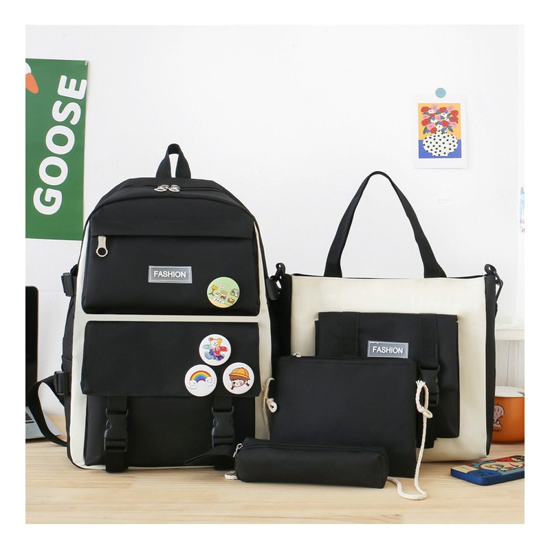 Foto 2 | Mochila Fashion campus High School de Alta Capacidad 4 Unidades - Venta Internacional