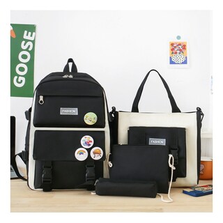 Foto 2 | Mochila Fashion campus High School de Alta Capacidad 4 Unidades - Venta Internacional