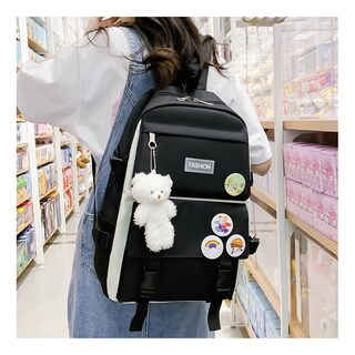 Foto 5 | Mochila Fashion campus High School de Alta Capacidad 4 Unidades - Venta Internacional
