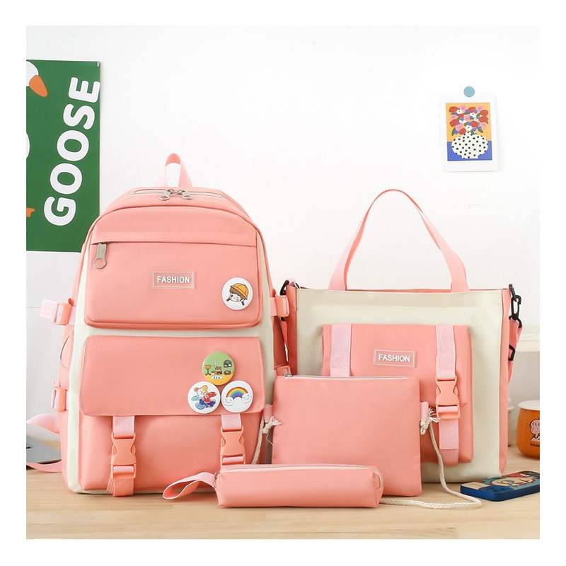 Foto 2 | Mochila Fashion Campus High School 4 Unidades - Venta Internacional