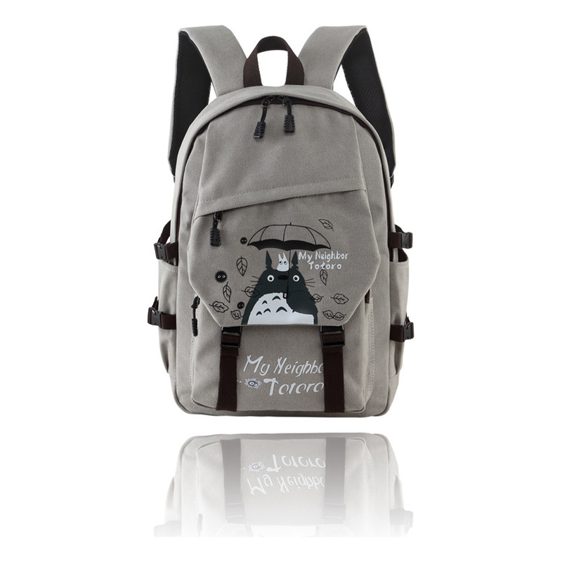Foto 2 pulgar | Mochila de Lona Mi Vecino Totoro para Portátil de 14 Pulgadas - Venta Internacional