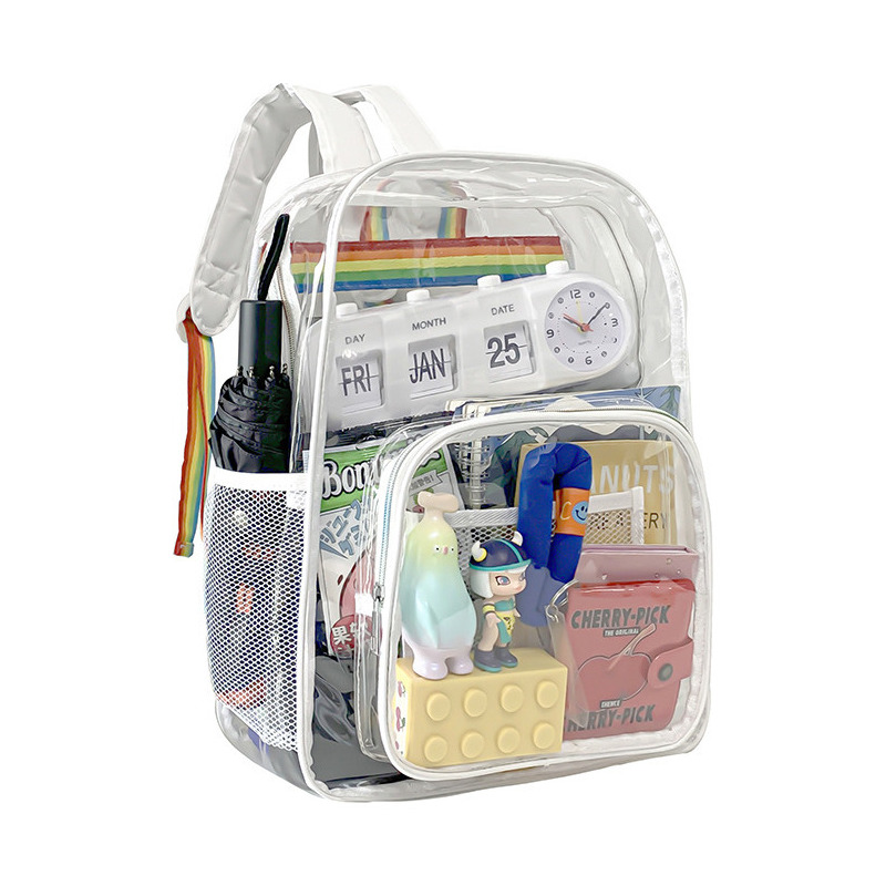 Foto 2 pulgar | Mochila Impermeable de Pvc Transparente para Portátil de 15,6 Pulgadas - Venta Internacional